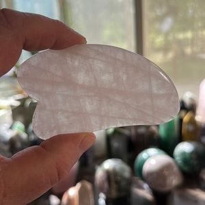 Rose Quartz Gua Sha Stone!